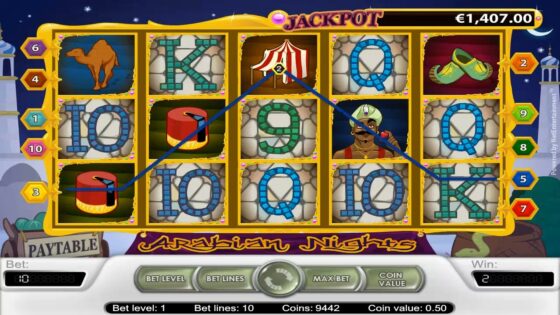 Spielautomat Arabian Nights