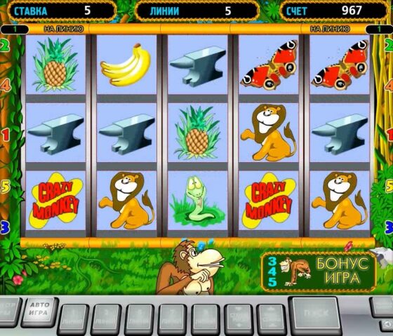 Spielautomat Crazy Monkey