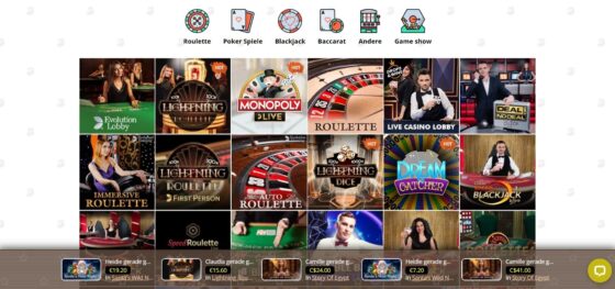 Bob Casino live