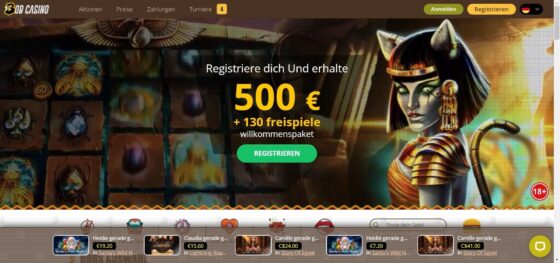 Offizielle Website der Bob Casino
