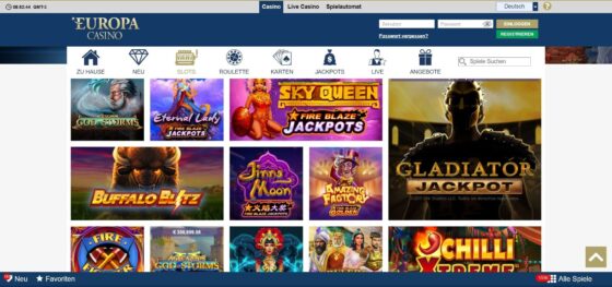 Europa Casino Spielautomaten