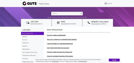 Kontakte zum Kundensupport