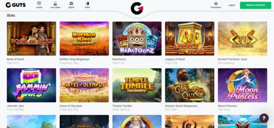 Guts Casino Spielautomaten