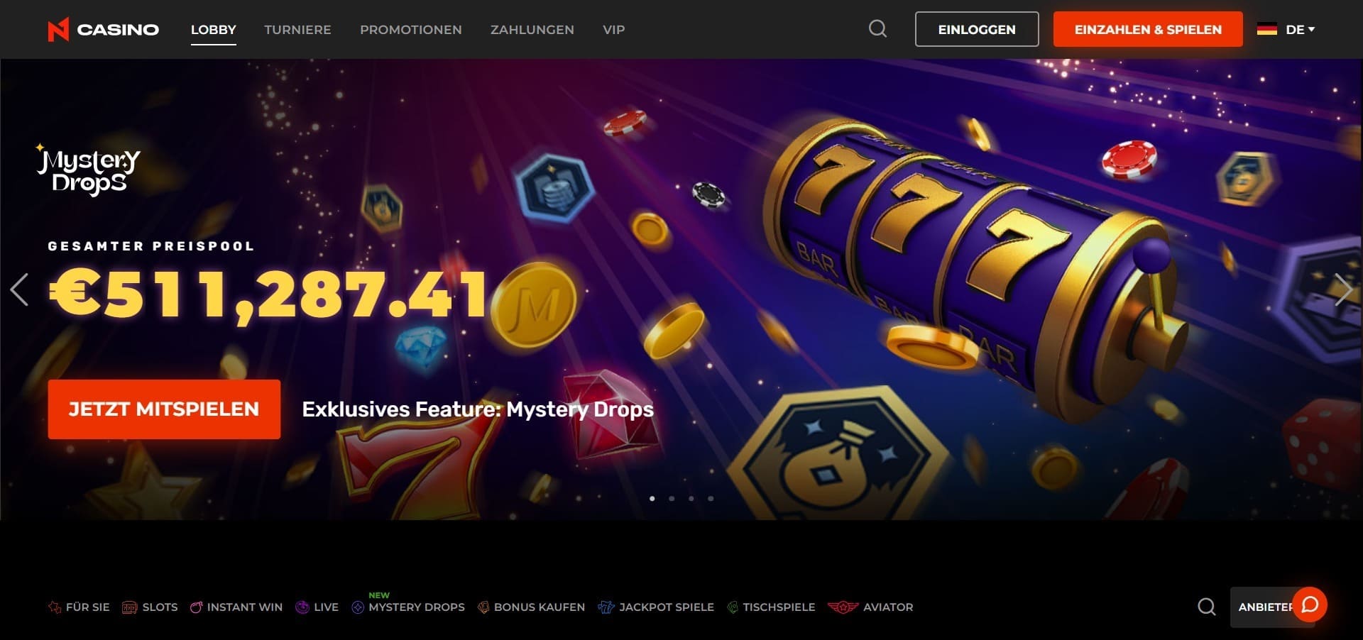 Offizielle Website der N1 Casino