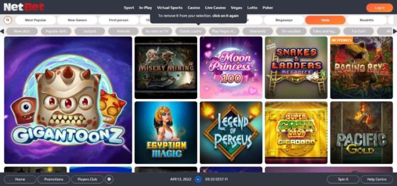 NetBet Casino Spielautomaten