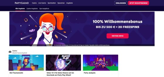Party Casino Boni