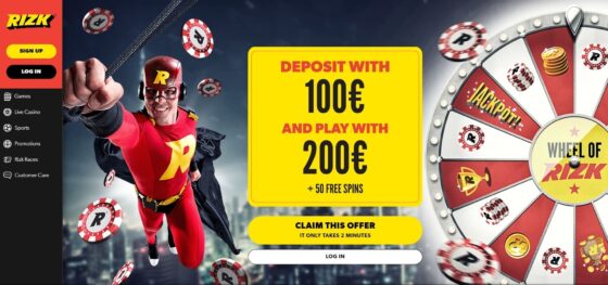 Offizielle Website der Rizk Casino