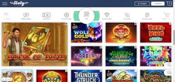 Sloty Casino Spielautomaten