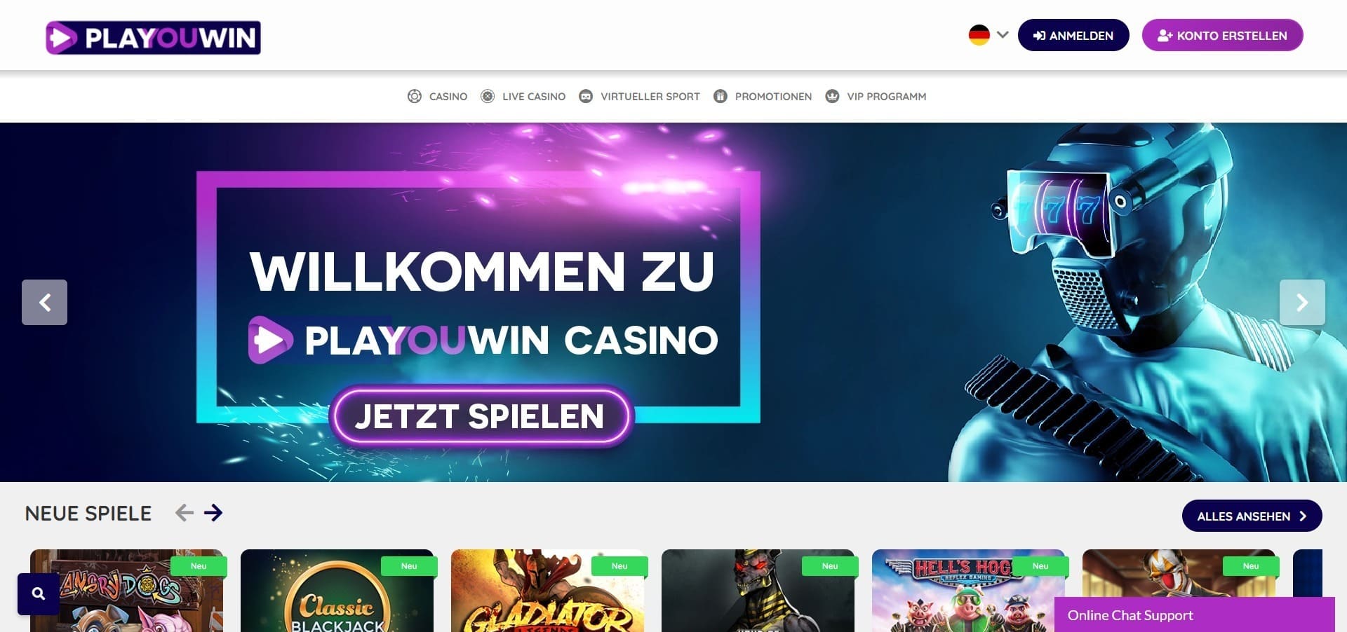 Site officiel de Playouwin Casino