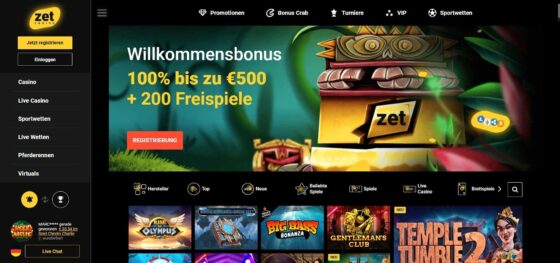 Site officiel de Zet Casino