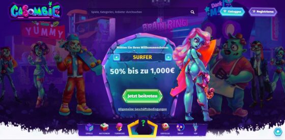 Offizielle Website der Casombie Casino