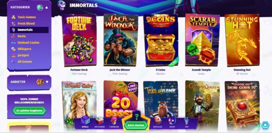 Spielautomaten Casombie Casino