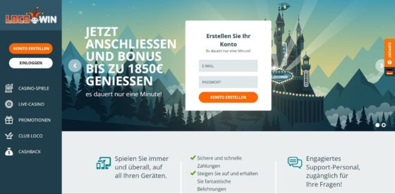 Offizielle Website der Locowin Casino