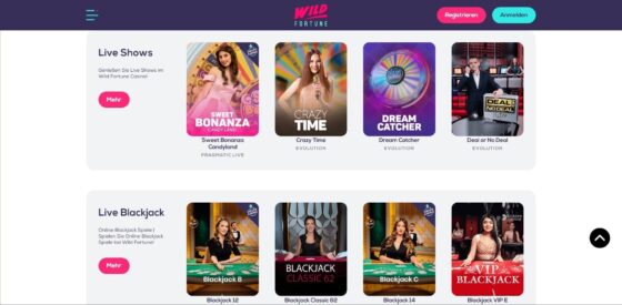 Live Dealer Spiele