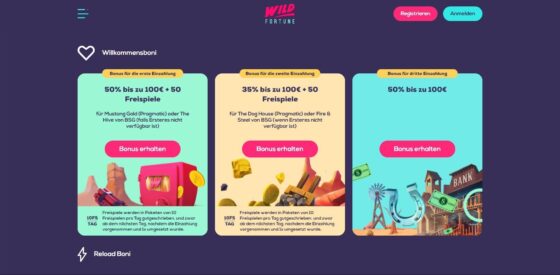 Boni Wild Fortune Casino