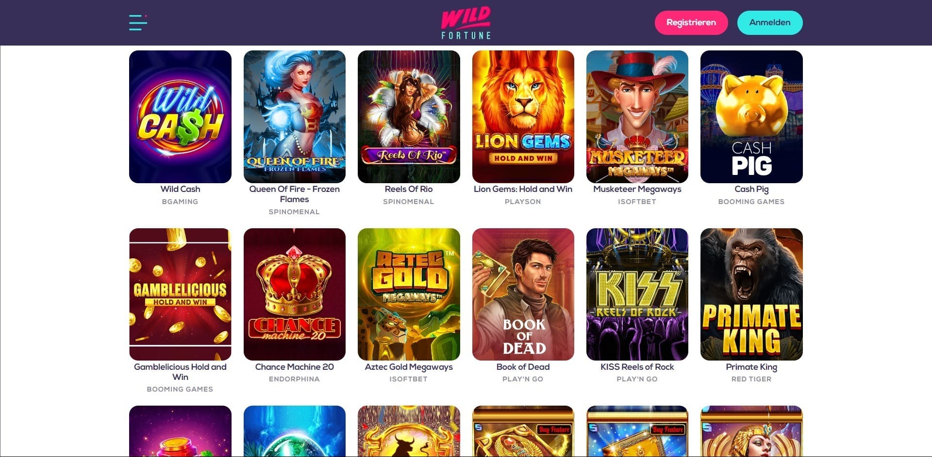 Spielautomaten Wild Fortune Casino