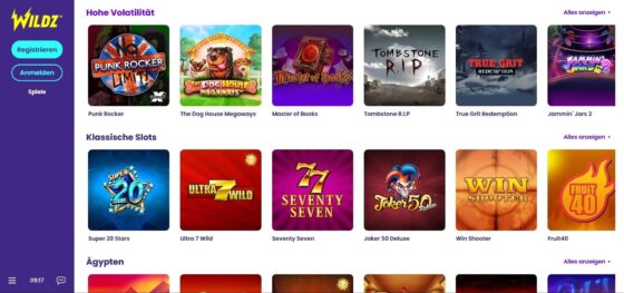 Spielautomaten Wildz Casino
