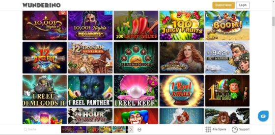 Spielautomaten Wunderino Casino