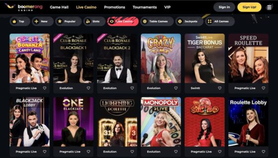 Live Dealer Spiele