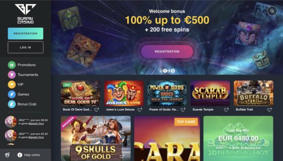 Offizielle Website der BuranCasino