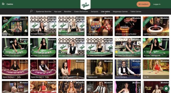 Live Dealer Spiele