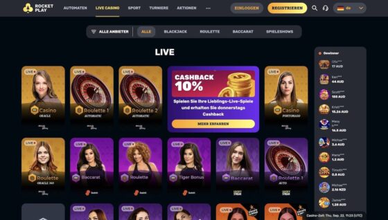 Live Dealer Spiele