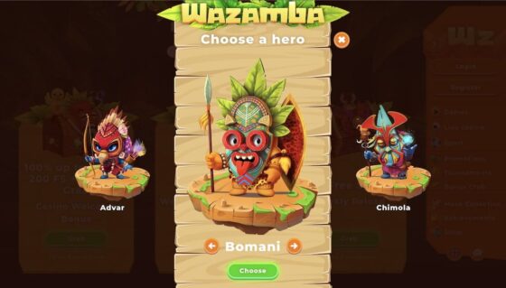 Anmeldung Wazamba