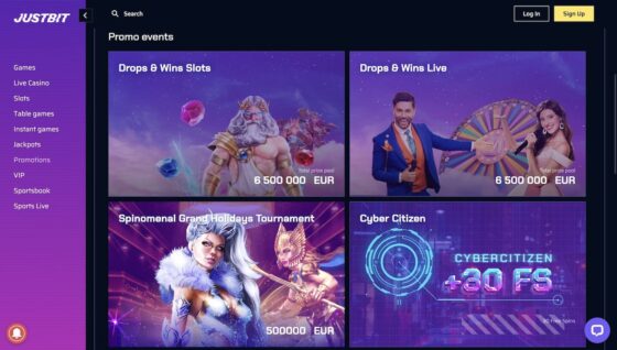 boni JustBit Casino