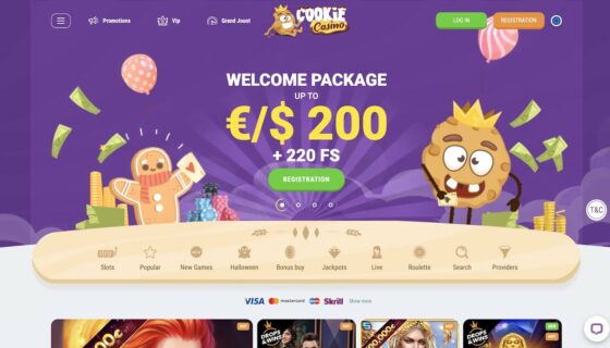 Offizielle Website der Cookie Casino