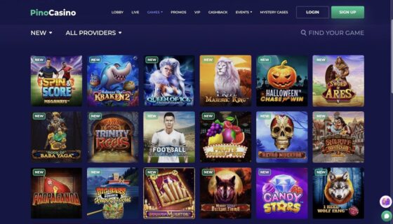 Spielautomaten Pinocasino