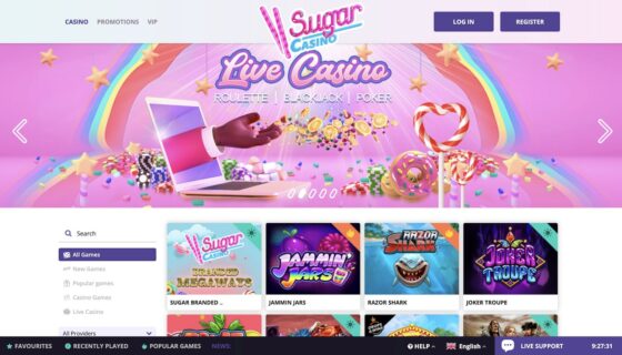 Offizielle Website der Sugar Casino