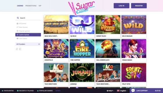 Spielautomaten Sugar Casino