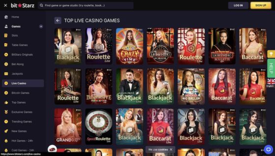 BitStarz Casino live