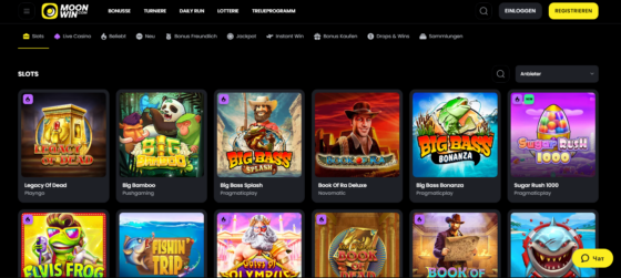Moonwin Casino Spiele