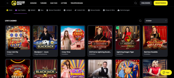 Moonwin Casino live